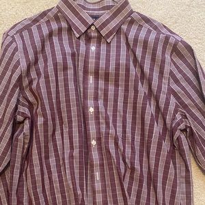 Mens Fitted 17 - 34/35 Stafford Dress Shirt